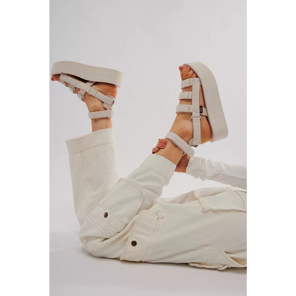 Teva Flatform Mevia Sandals In Birch Size 10 - Picture 11 of 11